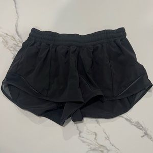 Lulu lemon black running shorts